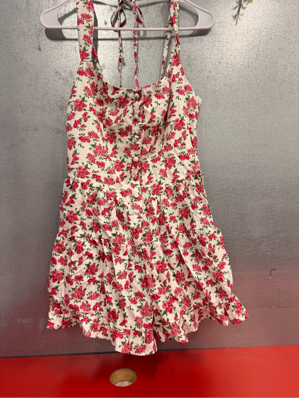 Wild Fable Floral Open Back Romper